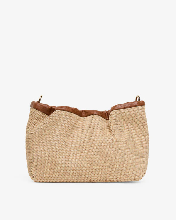 MONTY BAG in Tan Weave by Elms and King