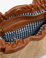 MONTY BAG in Tan Weave by Elms and King