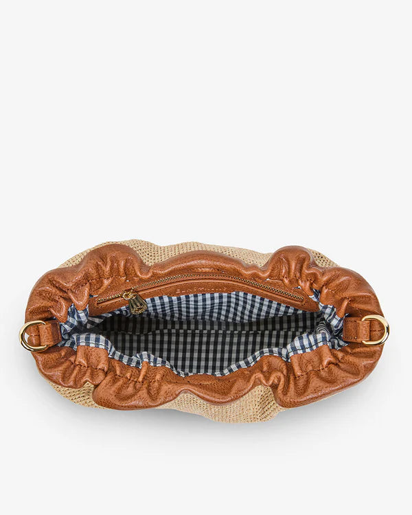 MONTY BAG in Tan Weave by Elms and King