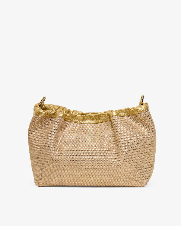 MONTY BAG in Gold Weave by Elms and King