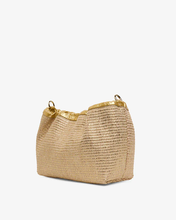 MONTY BAG in Gold Weave by Elms and King