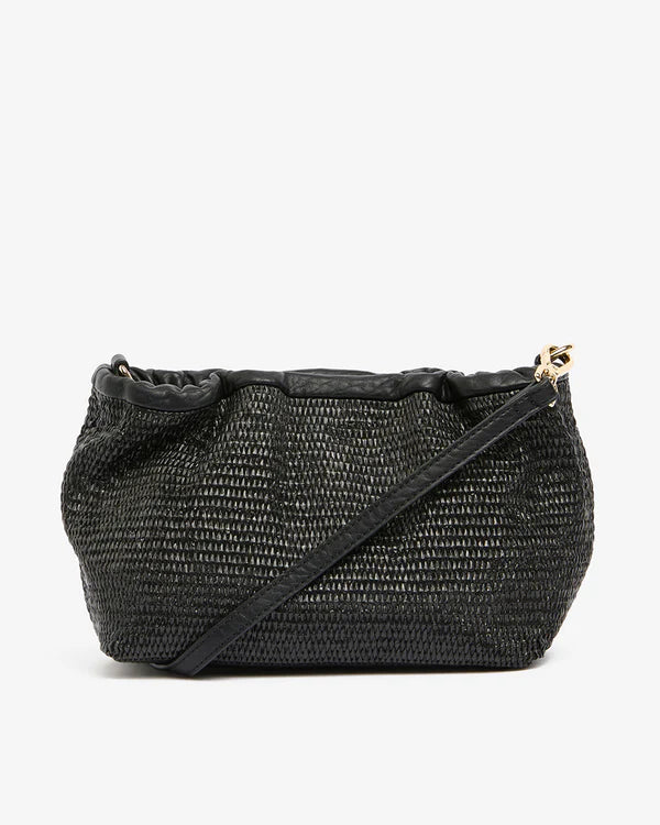 MONTY BAG in Black Weave by Elms and King