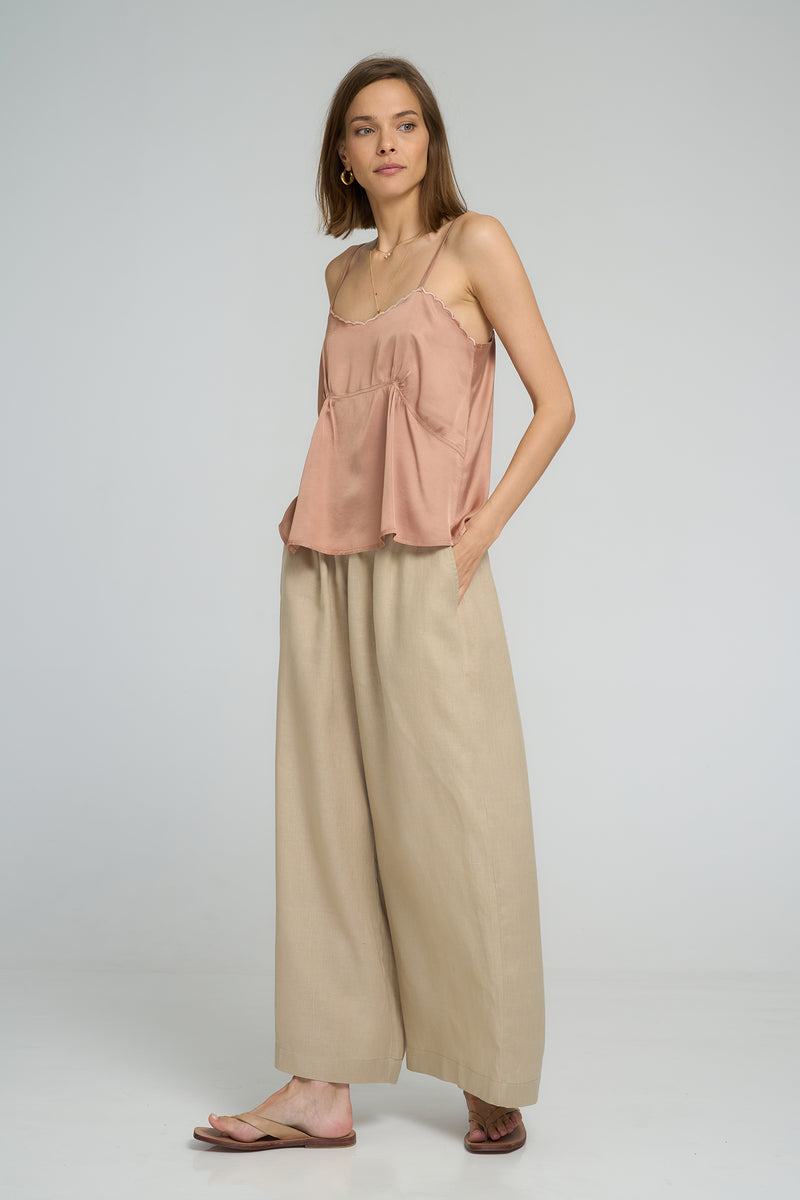 MOONFLOWER TOP | Rose Bisque