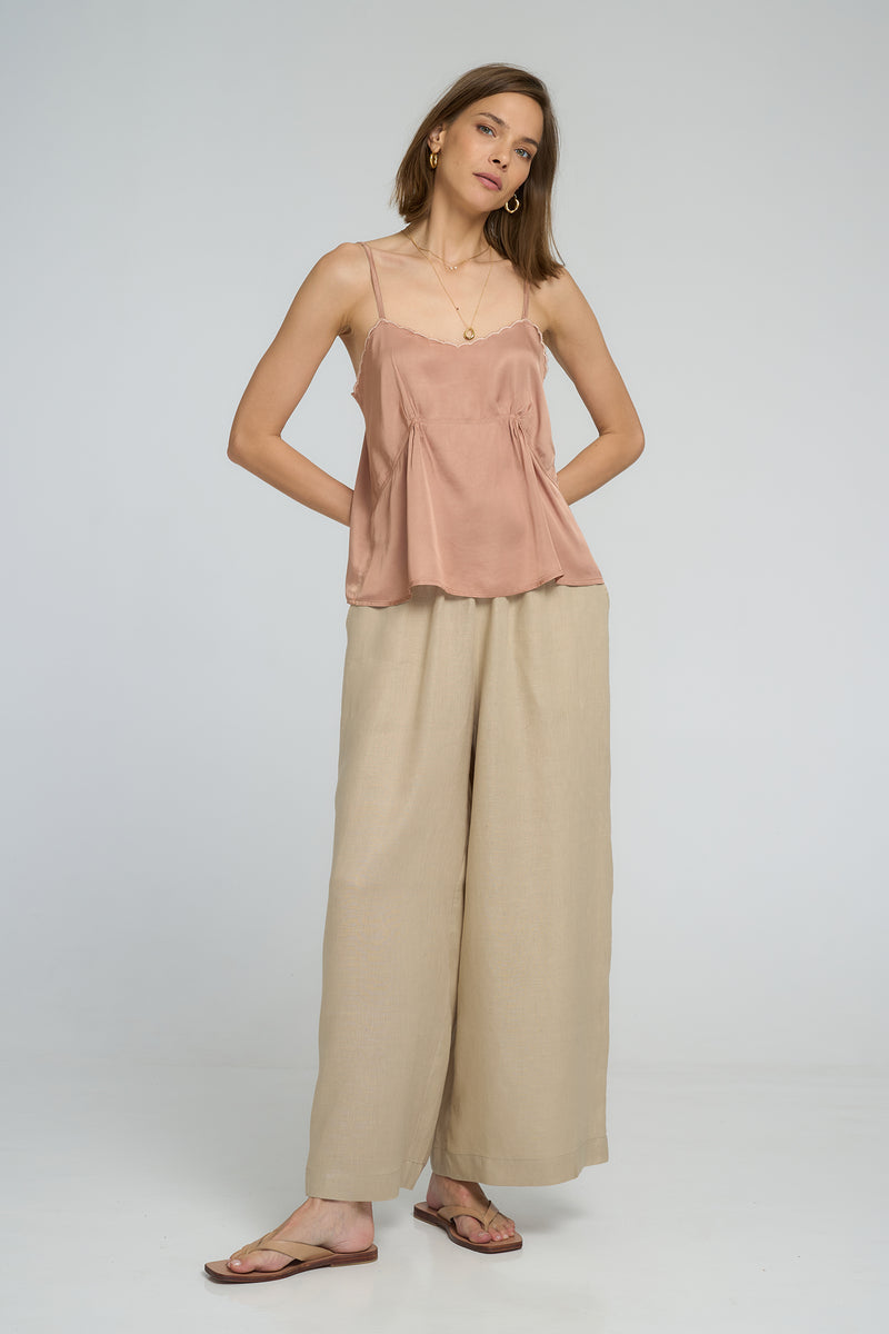 MOONFLOWER TOP | Rose Bisque