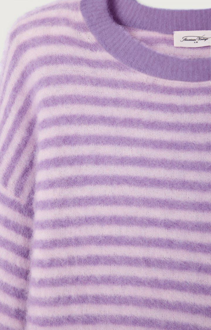 NENYBAY PULLOVER NEN18C | Violet Striped Rosebud - Darling & Domain