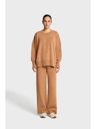NATASHA SWEAT TOP in Camel by Arlington Milne