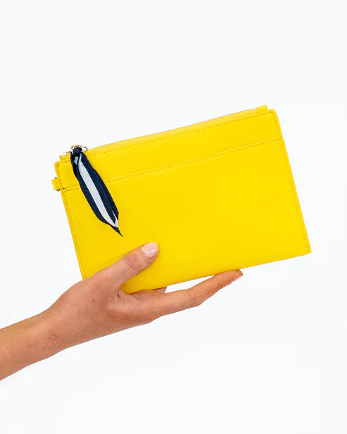 NEW YORK COIN PURSE in Lemon by Elms and King