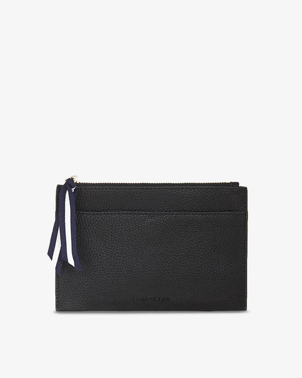 NEW YORK COIN PURSE in Black by Elms and King