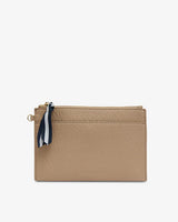 NEW YORK COIN PURSE in Latte by Elms and King