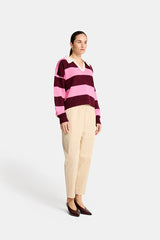 NICOLE SWEATER in Pink and Pinot by Arlington Milne