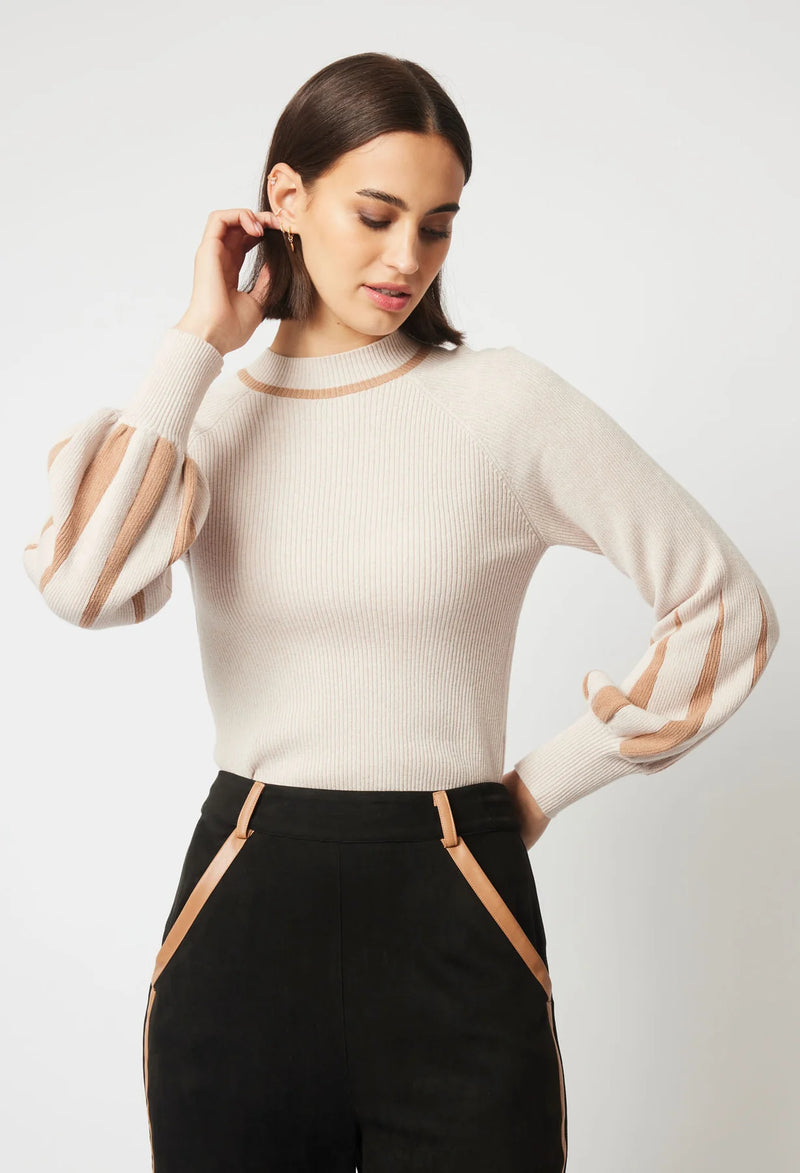 MERIDIAN MERINO WOOL BLEND KNIT | Bamboo