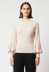 MERIDIAN MERINO WOOL BLEND KNIT | Bamboo