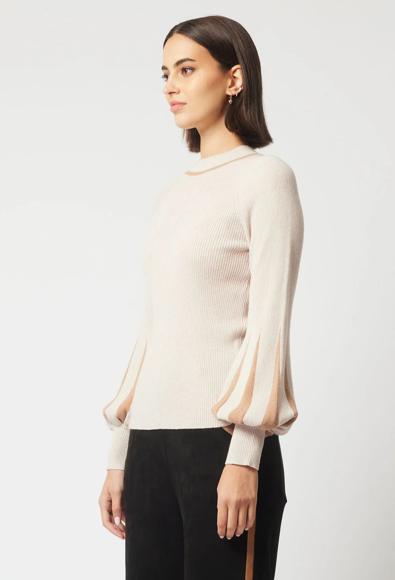 MERIDIAN MERINO WOOL BLEND KNIT | Bamboo