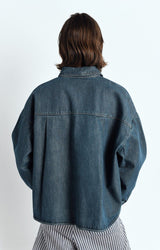 OZYR DENIM SHIRT OZY06A | Medium Green Cast