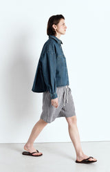 OZYR DENIM SHIRT OZY06A | Medium Green Cast