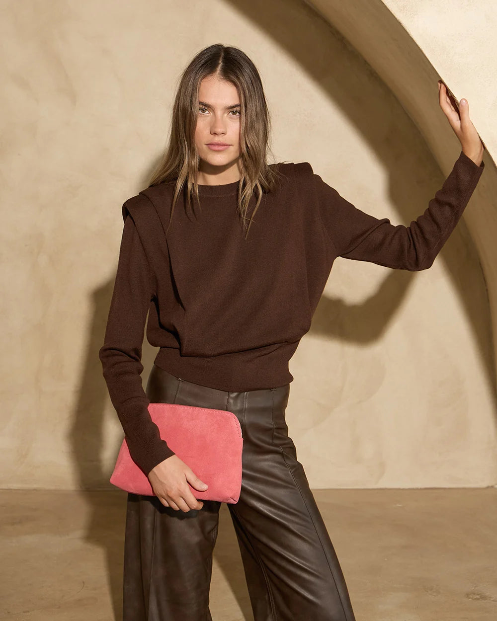 OAKLEIGH POUCH in Sorbet by Elms + King