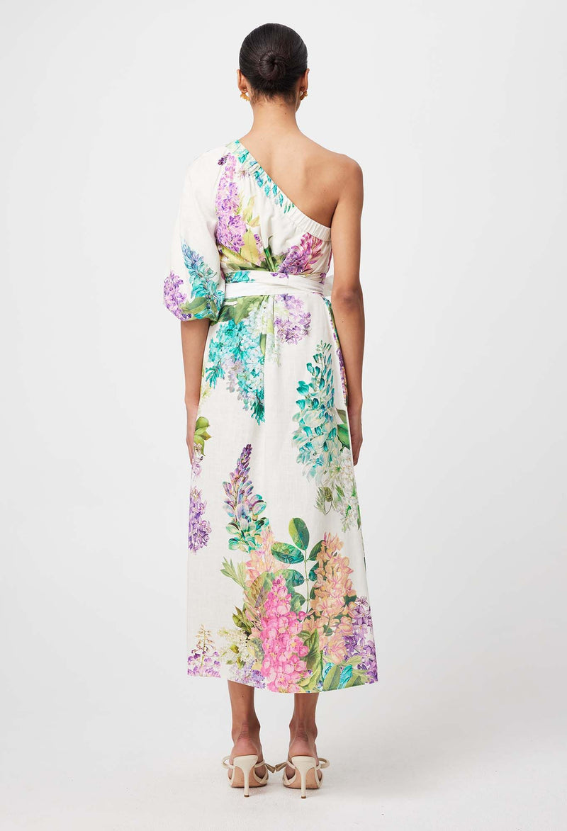 BAHIA LINEN VISCOSE DRESS | Wisteria Alba