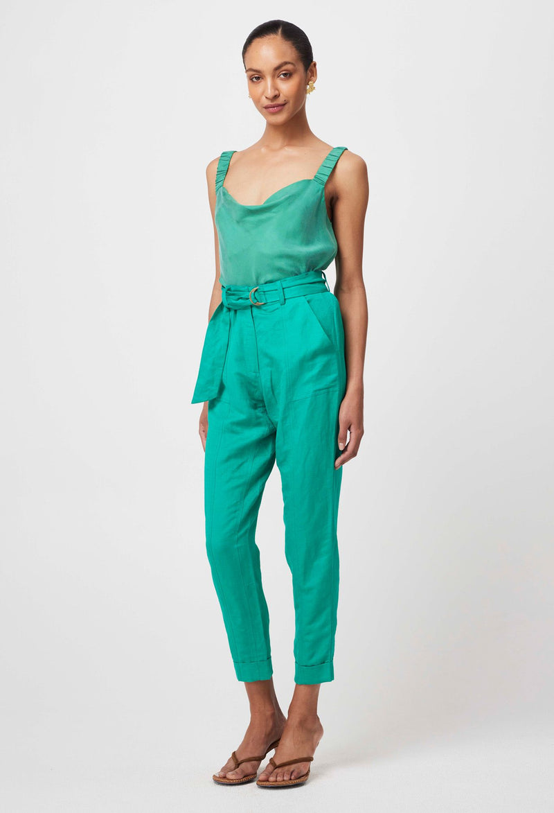 DELRAY REVERSIBLE CUPRO CAMI | Bay Green