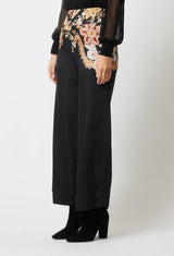 Oncewas Empress Cupro Viscose Pant in Dragon Flower available at Darling and Domain