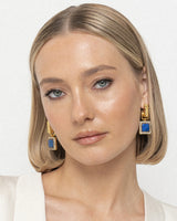 MINI MARIA EARRINGS in Lapis Lazuli by Ornare the Label