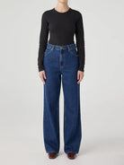 GRACE JEAN in Steel by Nobody Denim