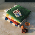 THE BEACH TOWEL in Crew Canyon Green Stripe from Business & Pleasure Co