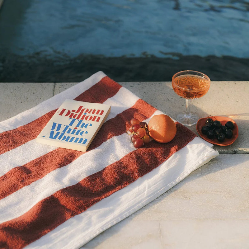 THE BEACH TOWEL in Crew Le Sirenuse Stripe from Business & Pleasure Co