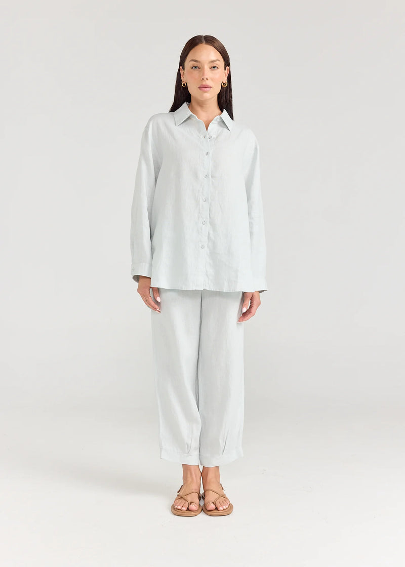 SKYLAR SHIRT in Sky by Pippa Ridley