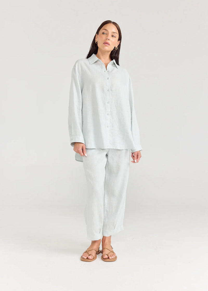 SKYLAR SHIRT in Sky by Pippa Ridley