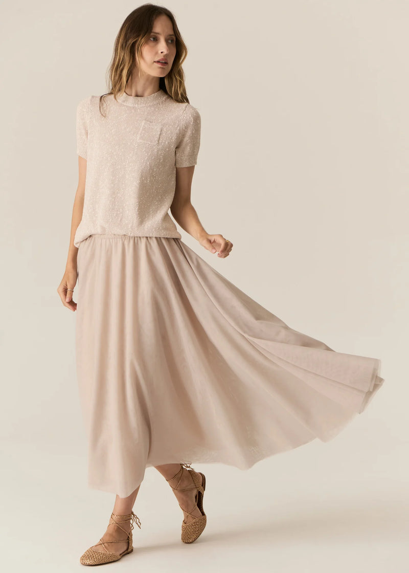 POSAY TULLE SKIRT | Pebble