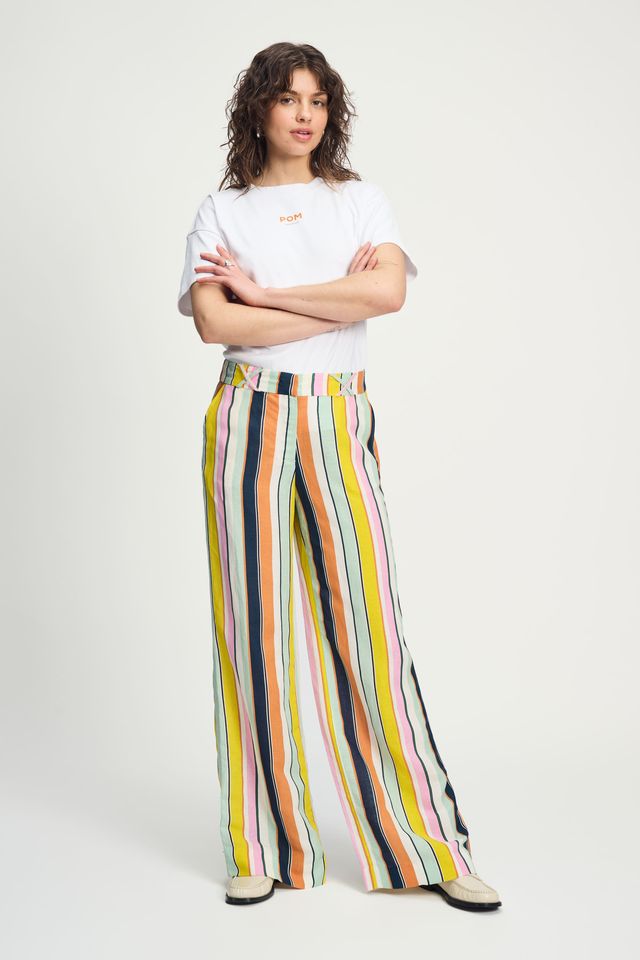 POM PANTS | Linen Paradise Stripes