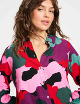POM BLOUSE in Mila Abstract Flower by POM Amsterdam