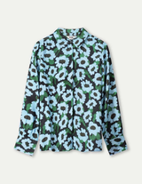 POM BLOUSE in Wild Flowers Blue by POM Amsterdam