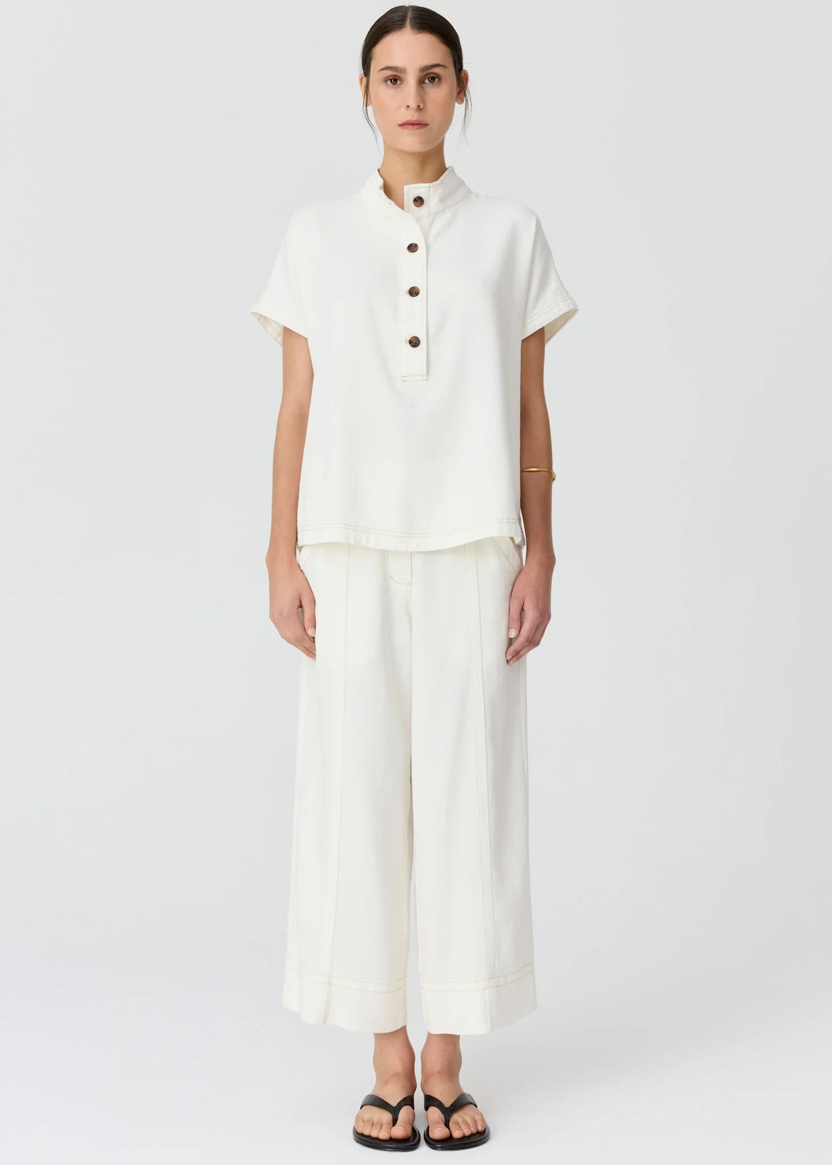 ANISE SHIRT in Chalk by POL Clothing