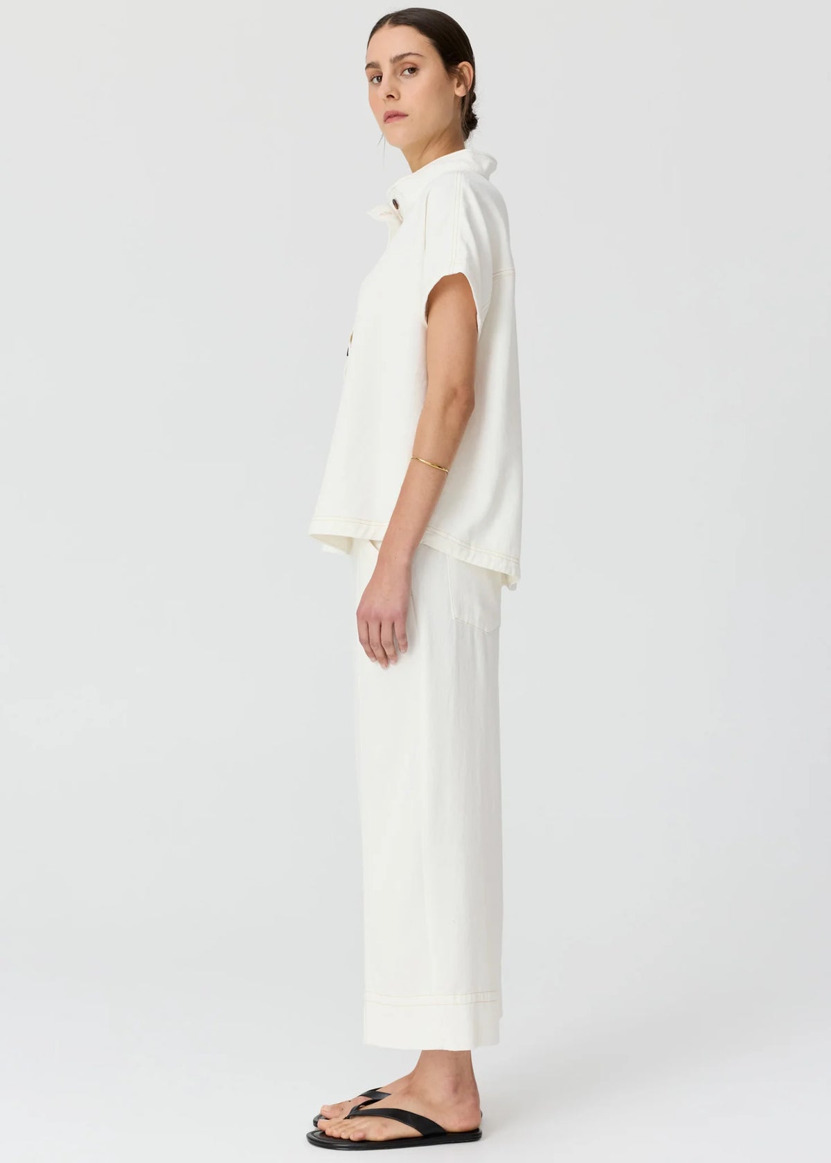 ANISE SHIRT in Chalk by POL Clothing
