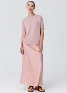 CEDAR LUREX KNIT TOP in Pink + Rose by Pol Clothing