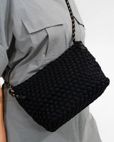 PANAMA CROSSBODY BAG | Black Neo Plait
