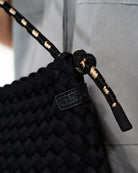 PANAMA CROSSBODY BAG | Black Neo Plait - Darling & Domain