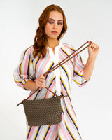 PANAMA CROSSBODY BAG | Khaki Neo Plait