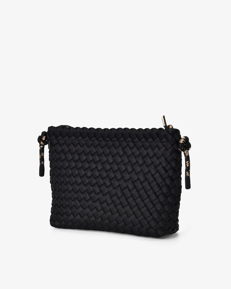 PANAMA CROSSBODY BAG | Black Neo Plait