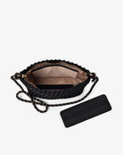 PANAMA CROSSBODY BAG | Black Neo Plait - Darling & Domain