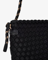 PANAMA CROSSBODY BAG | Black Neo Plait