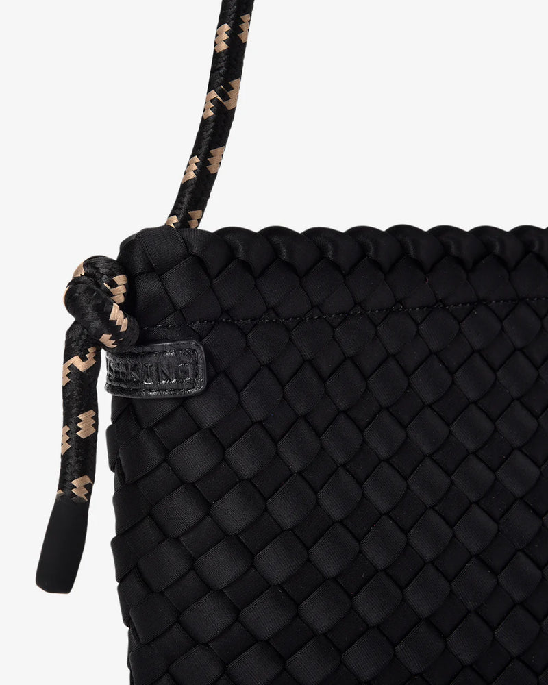PANAMA CROSSBODY BAG | Black Neo Plait