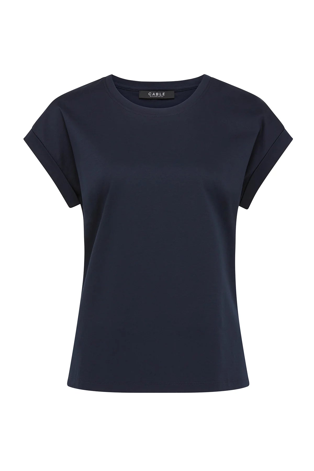 PIMA TEE in Navy by Cable Melbourne