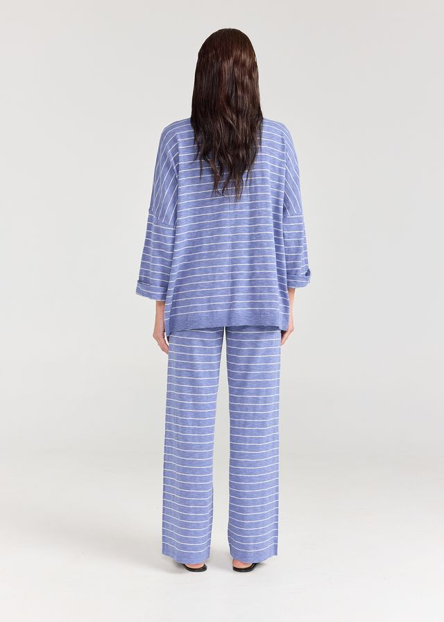 LINA TOP | Stripe Marine