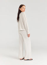 LONG SLEEVE TEE | Stripe Seaglass
