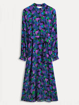 POM DRESS in Brushwork Lilac from POM Amsterdam