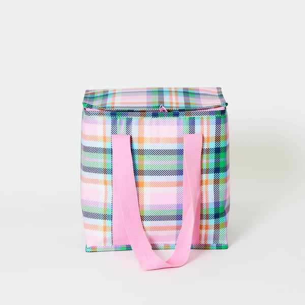 INSULATED TOTE | Plaid