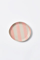 CABANA STRIPE PLATE in Pink by Jones & Co