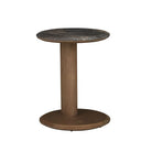 RUBY MARBLE SIDE TABLE in Storm Marble and Smoked Ash by GlobeWest at Darling & Domain